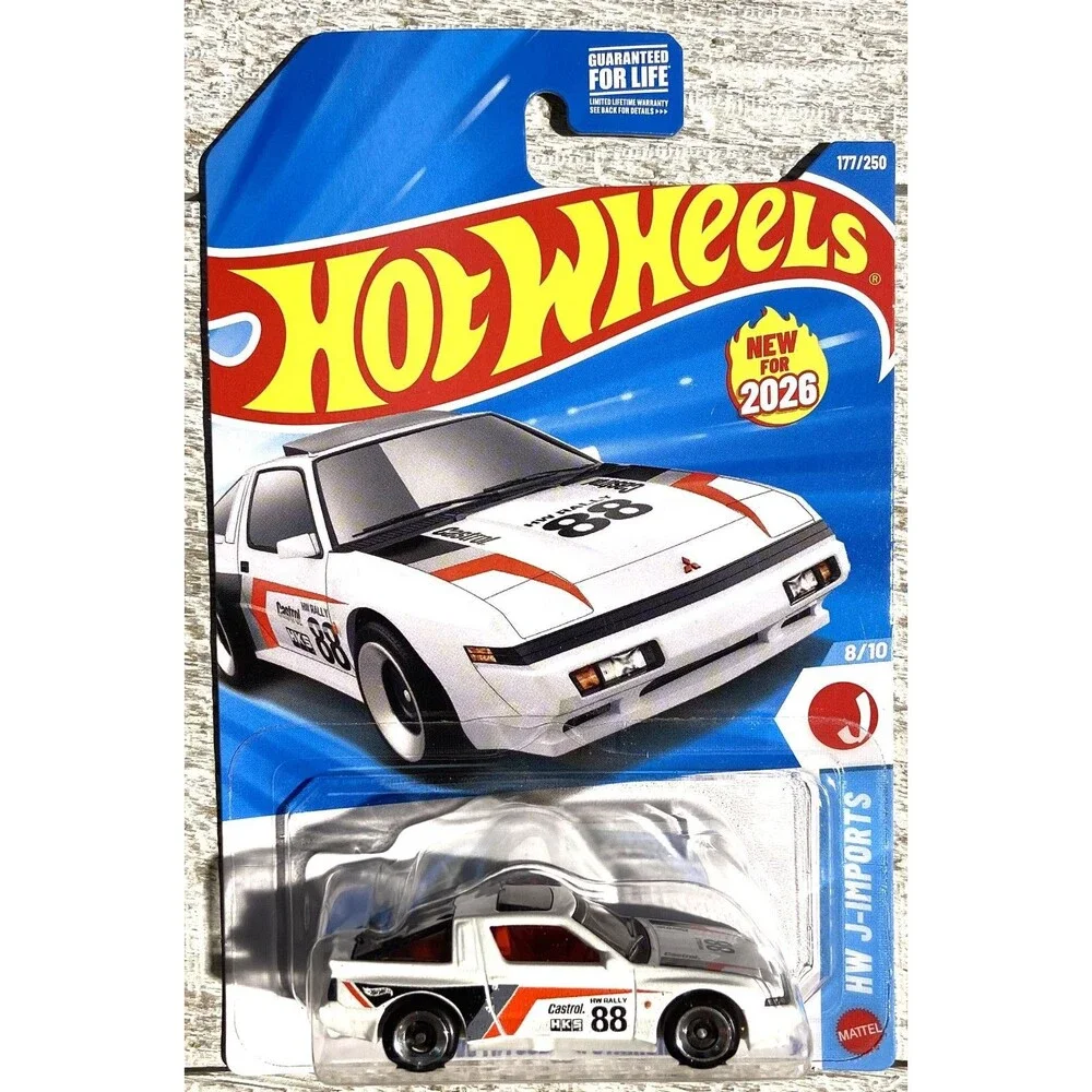 2026 Hot Wheels #177 88 Mitsubishi Starion WHITE